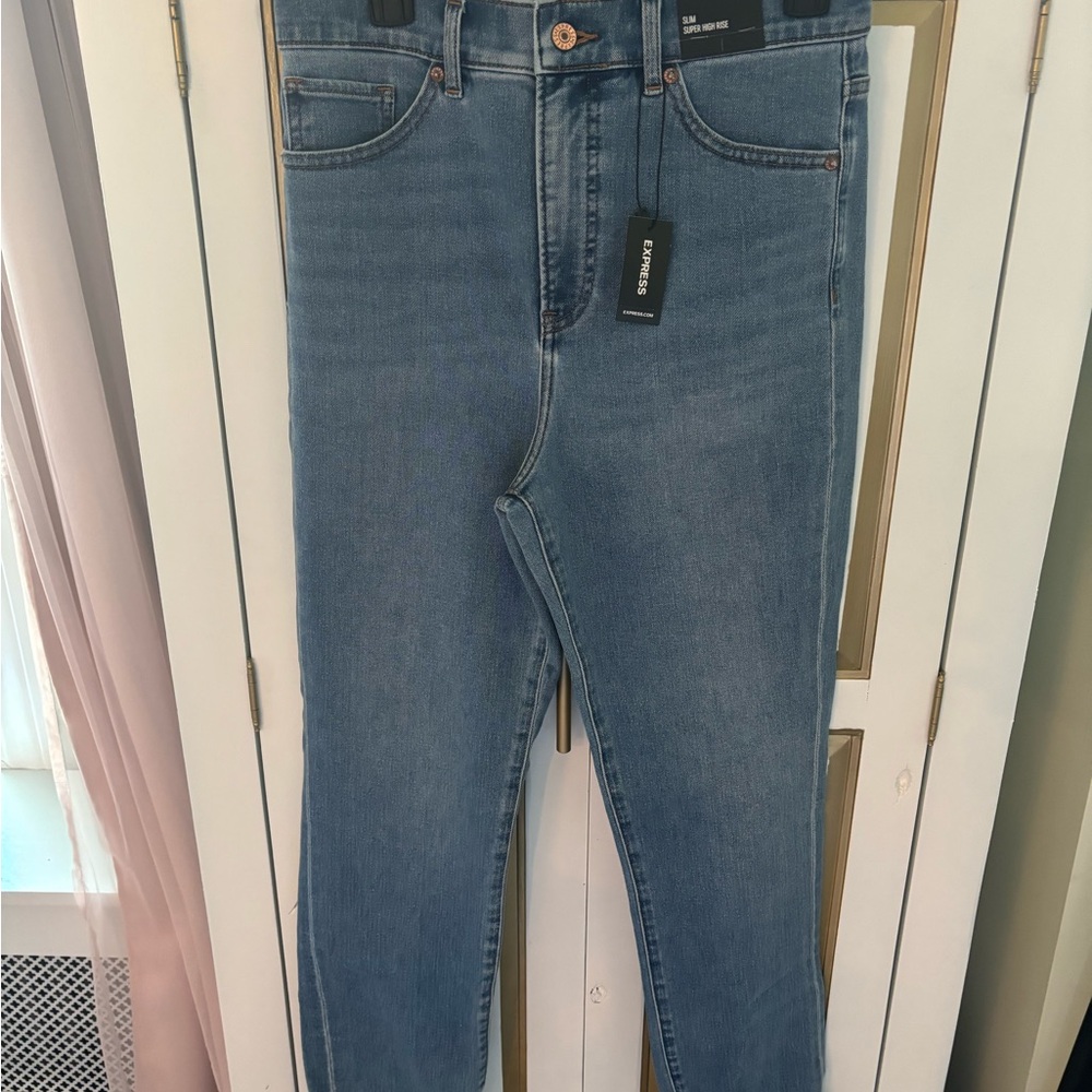 Express Women's High Rise Jeans Size 8 Long